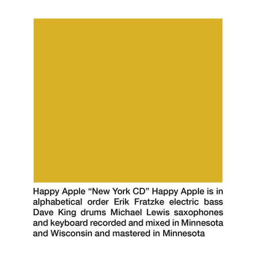 Happy Apple – New York CD Happy Apple – New York CD