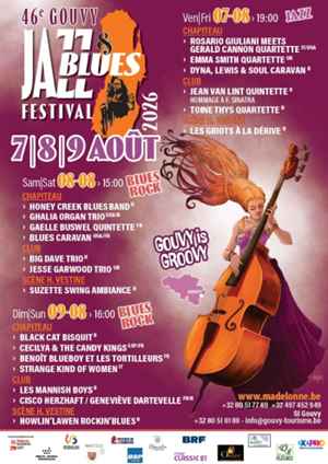 46ste Gouvy Jazz & Blues Festival 2026